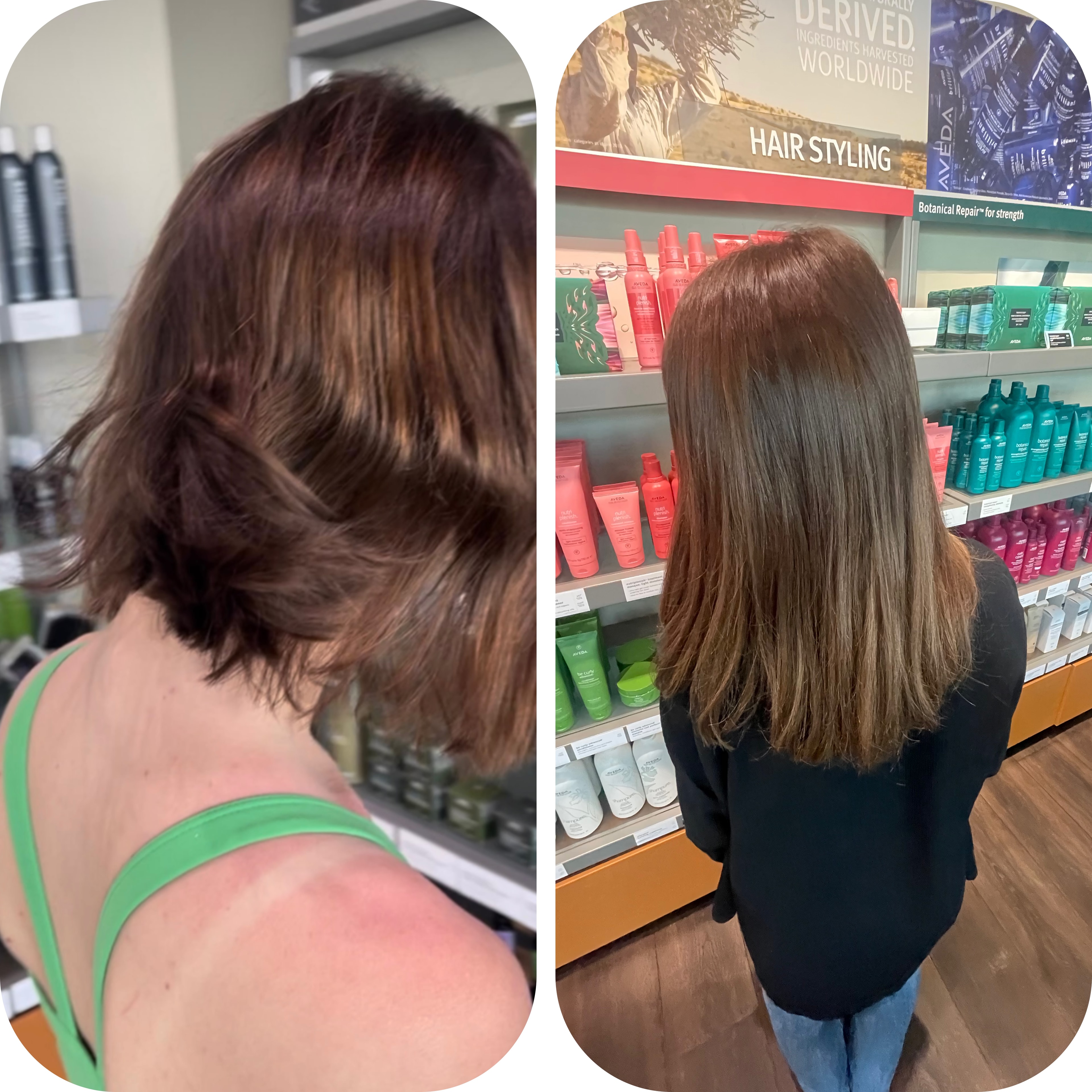 Before & after — Hairdreams Nano & Secret Tape-In