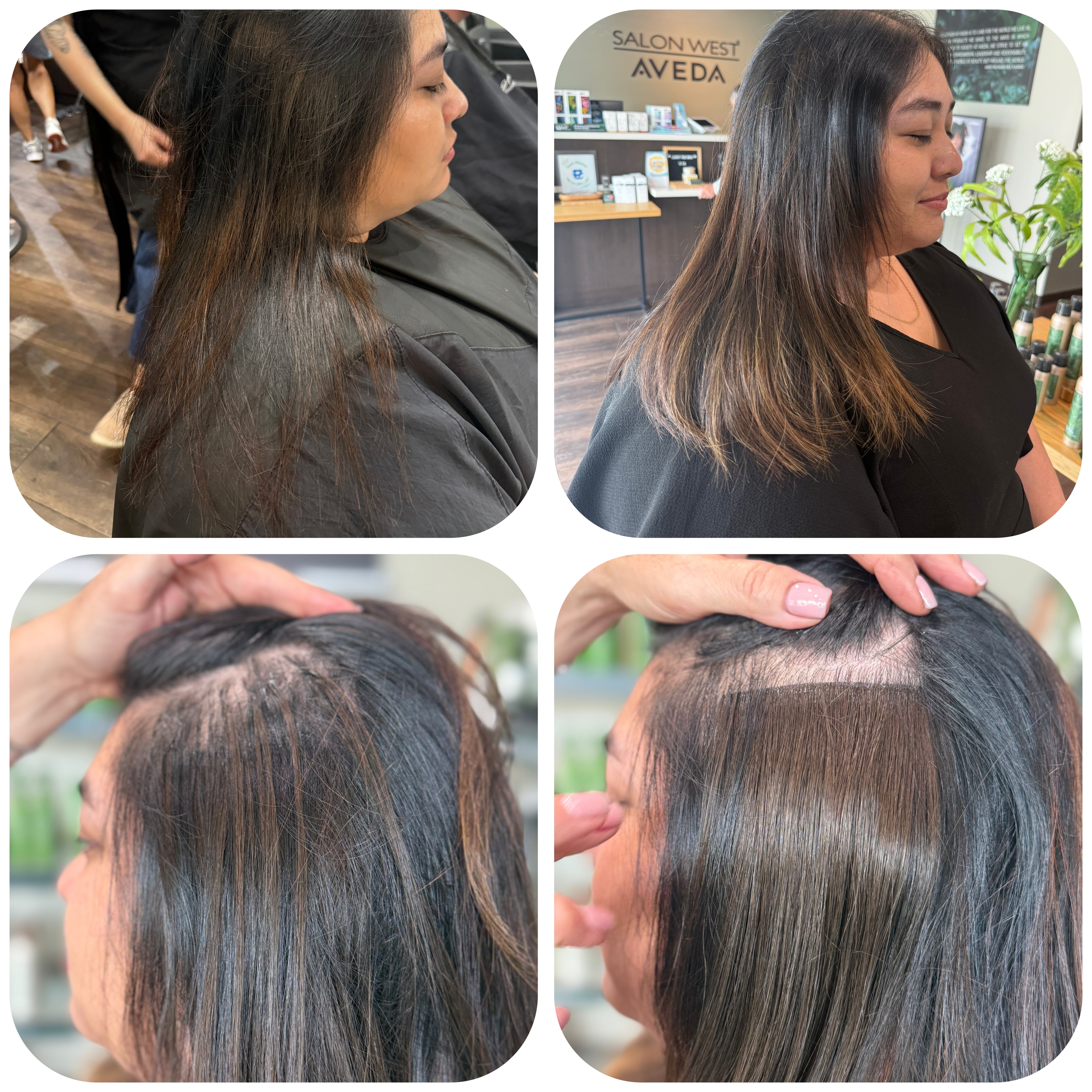 Before & after — Seamless &  Bellami Tape Weft Hair Extensions