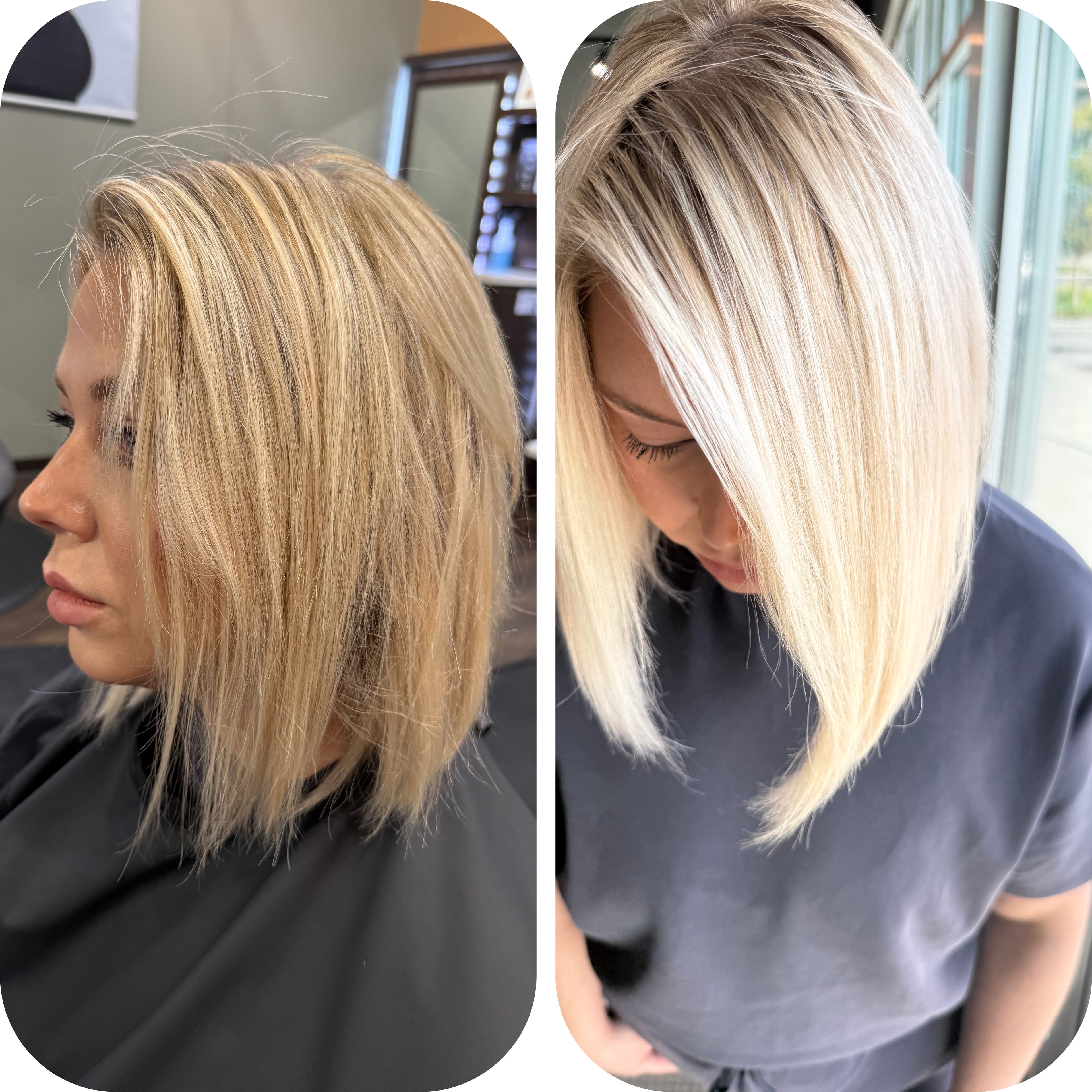 Before & after — Seamless Hairline Extensions